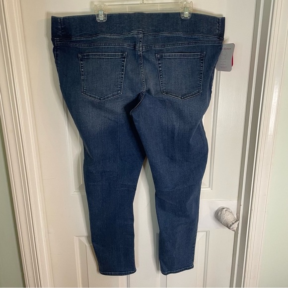 Isabel Maternity Blue Pull-on Jeggings with Stretch Size 18 New Post maternity - Picture 6 of 7